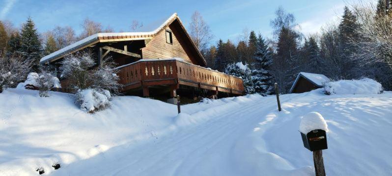 Chalet Avec Jacuzzi Prive, Vue Sur Les Vosges Belfahy Bagian luar foto