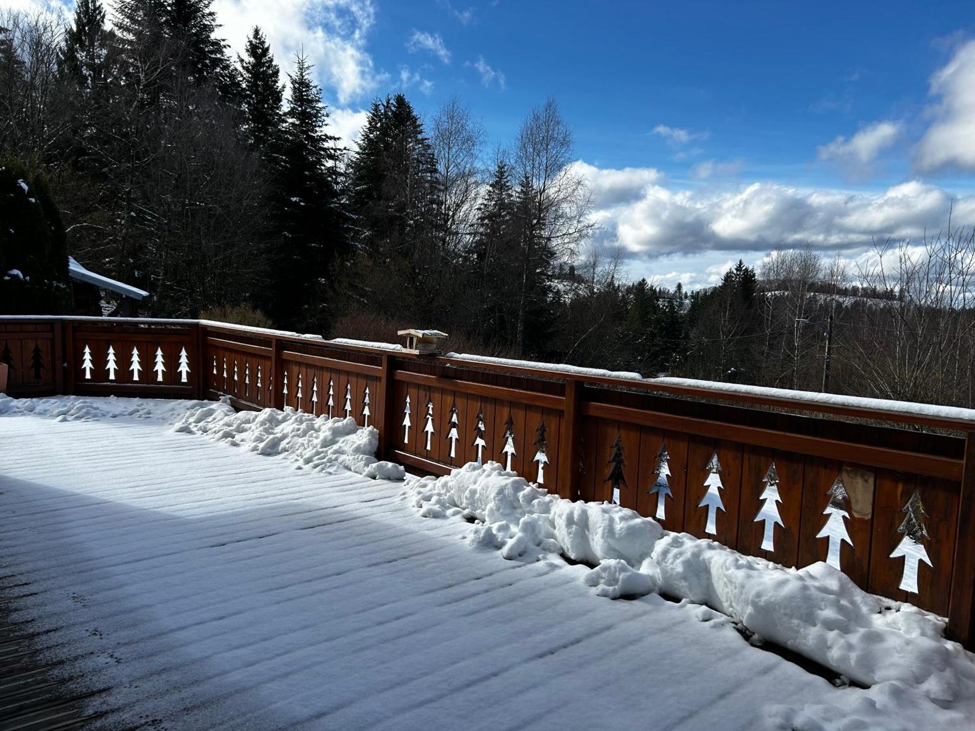 Chalet Avec Jacuzzi Prive, Vue Sur Les Vosges Belfahy Bagian luar foto