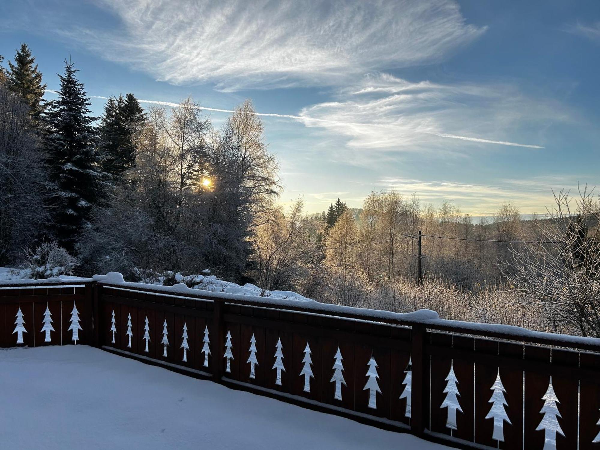 Chalet Avec Jacuzzi Prive, Vue Sur Les Vosges Belfahy Bagian luar foto