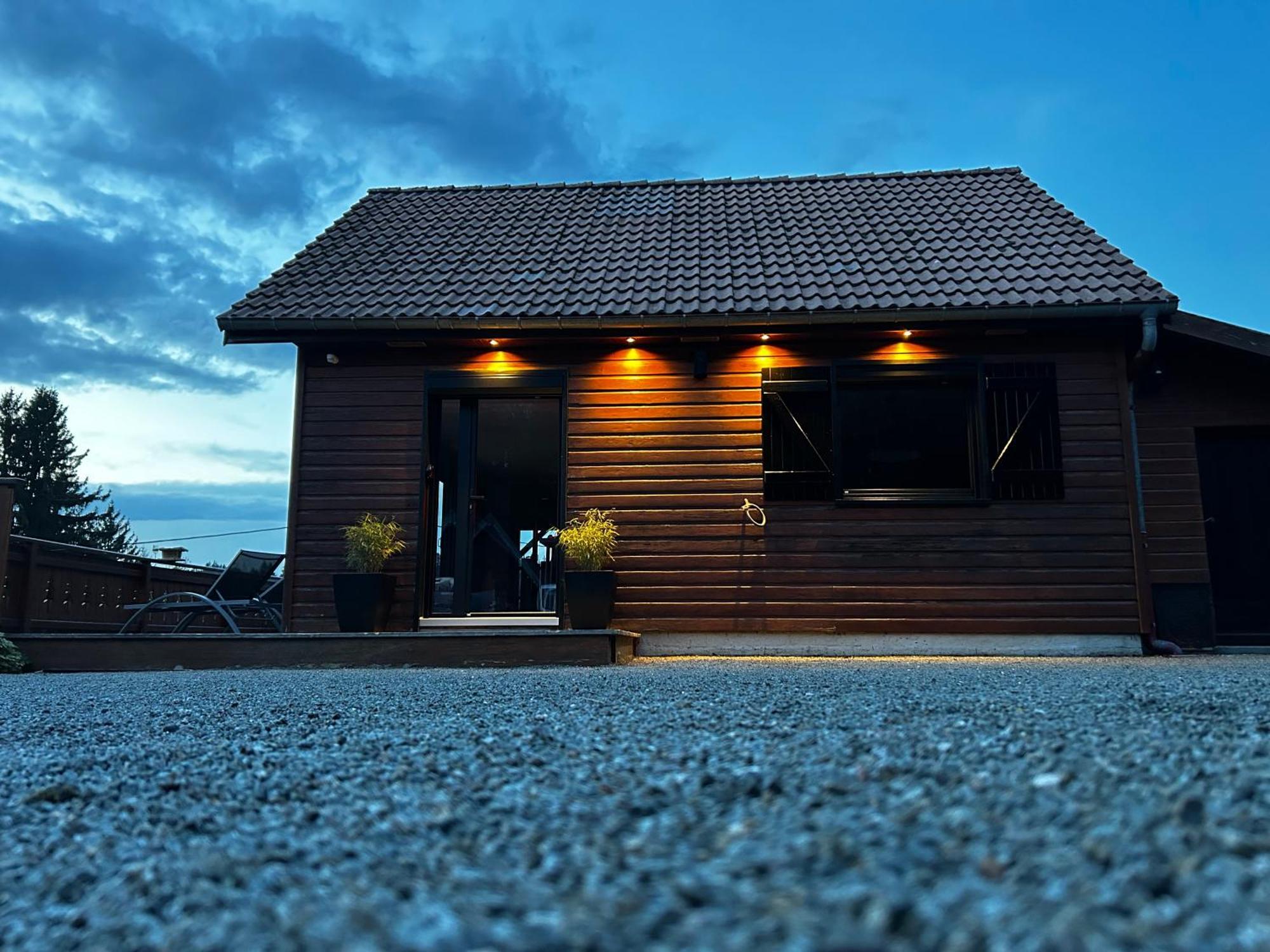 Chalet Avec Jacuzzi Prive, Vue Sur Les Vosges Belfahy Bagian luar foto