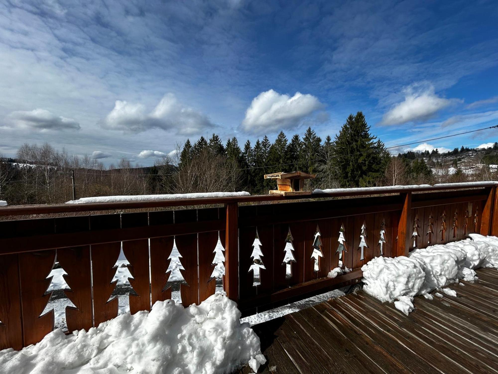Chalet Avec Jacuzzi Prive, Vue Sur Les Vosges Belfahy Bagian luar foto
