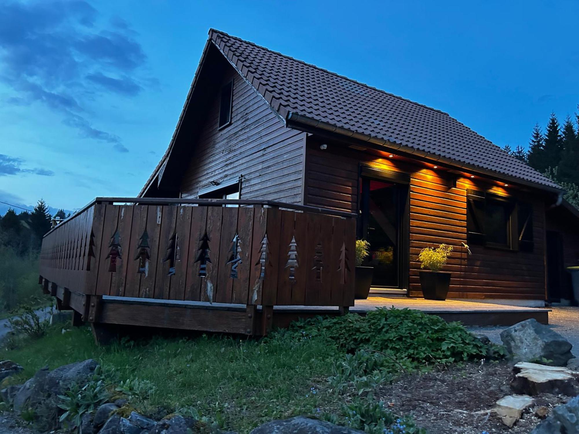 Chalet Avec Jacuzzi Prive, Vue Sur Les Vosges Belfahy Bagian luar foto