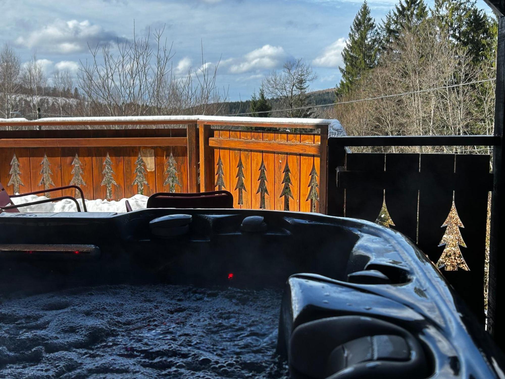 Chalet Avec Jacuzzi Prive, Vue Sur Les Vosges Belfahy Bagian luar foto