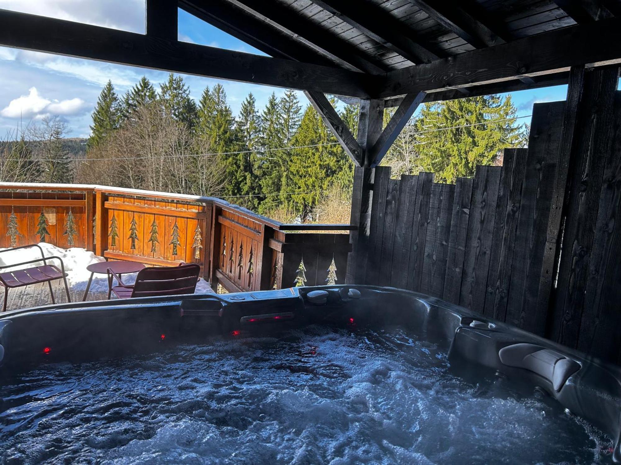 Chalet Avec Jacuzzi Prive, Vue Sur Les Vosges Belfahy Bagian luar foto